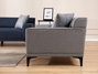 Atelier Del Sofa Petra 2 Sofá 2 Plazas, Gris Claro, 165x87x86 cm